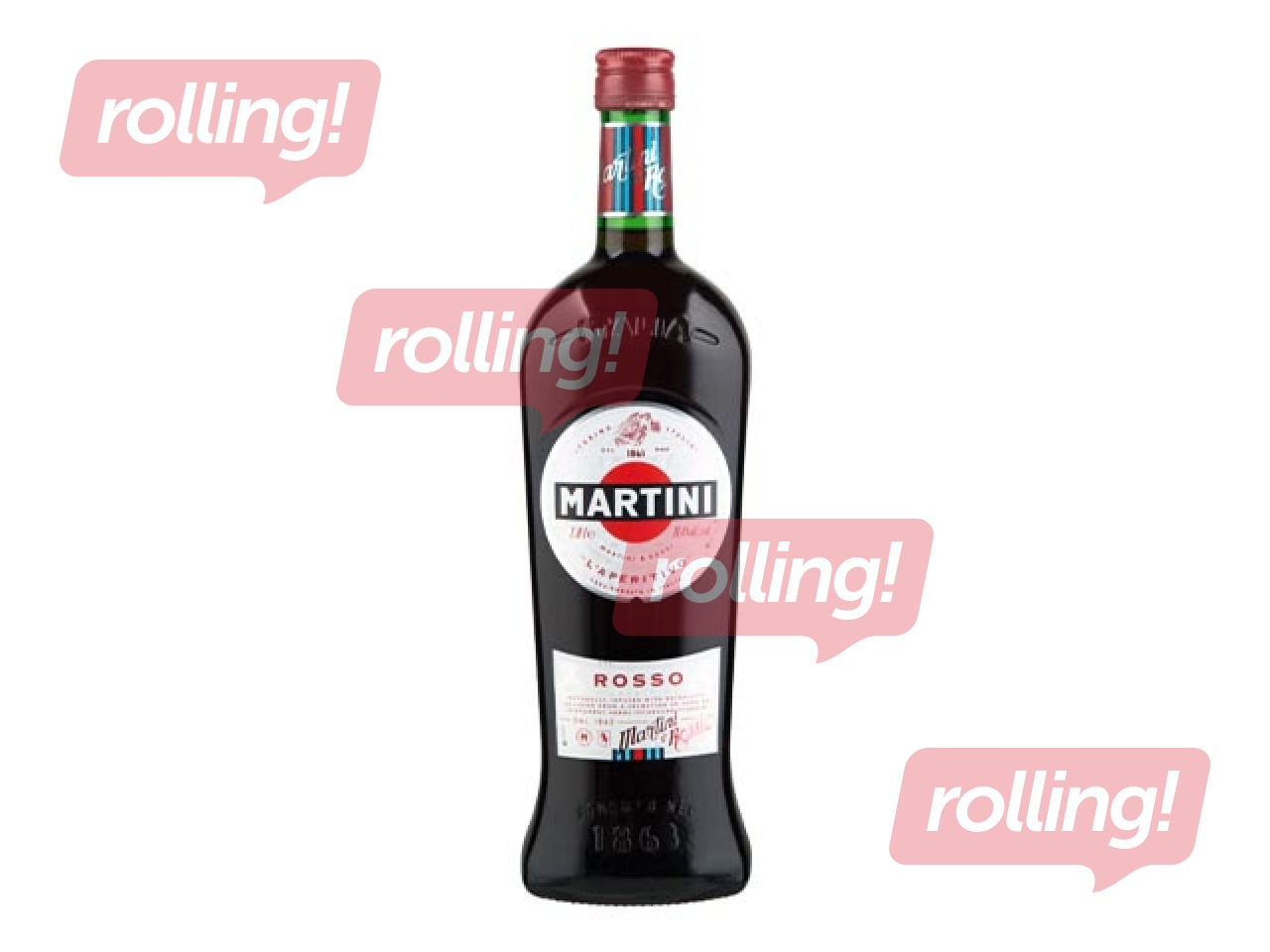 Vermuts Martini Rosso, 15%, 1L