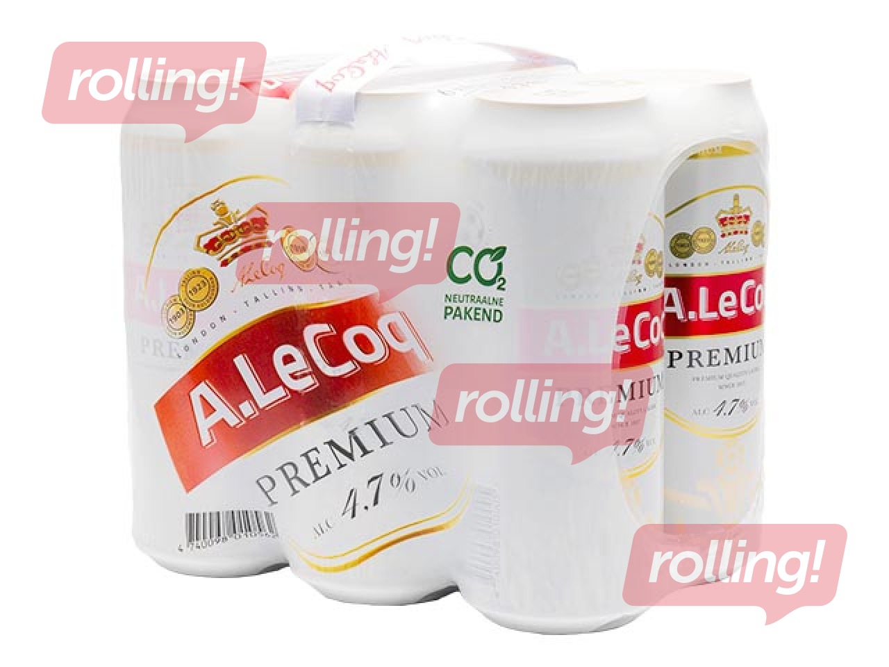 EE Õlu Alexander hele Premium 4,7% 50cl 6-pakk (purk)