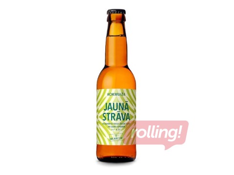 Alkoholivaba siider Kokmuižas Jaunā strāva, 0%, 0.33l (Tagasimakse sisaldusega hinnas)