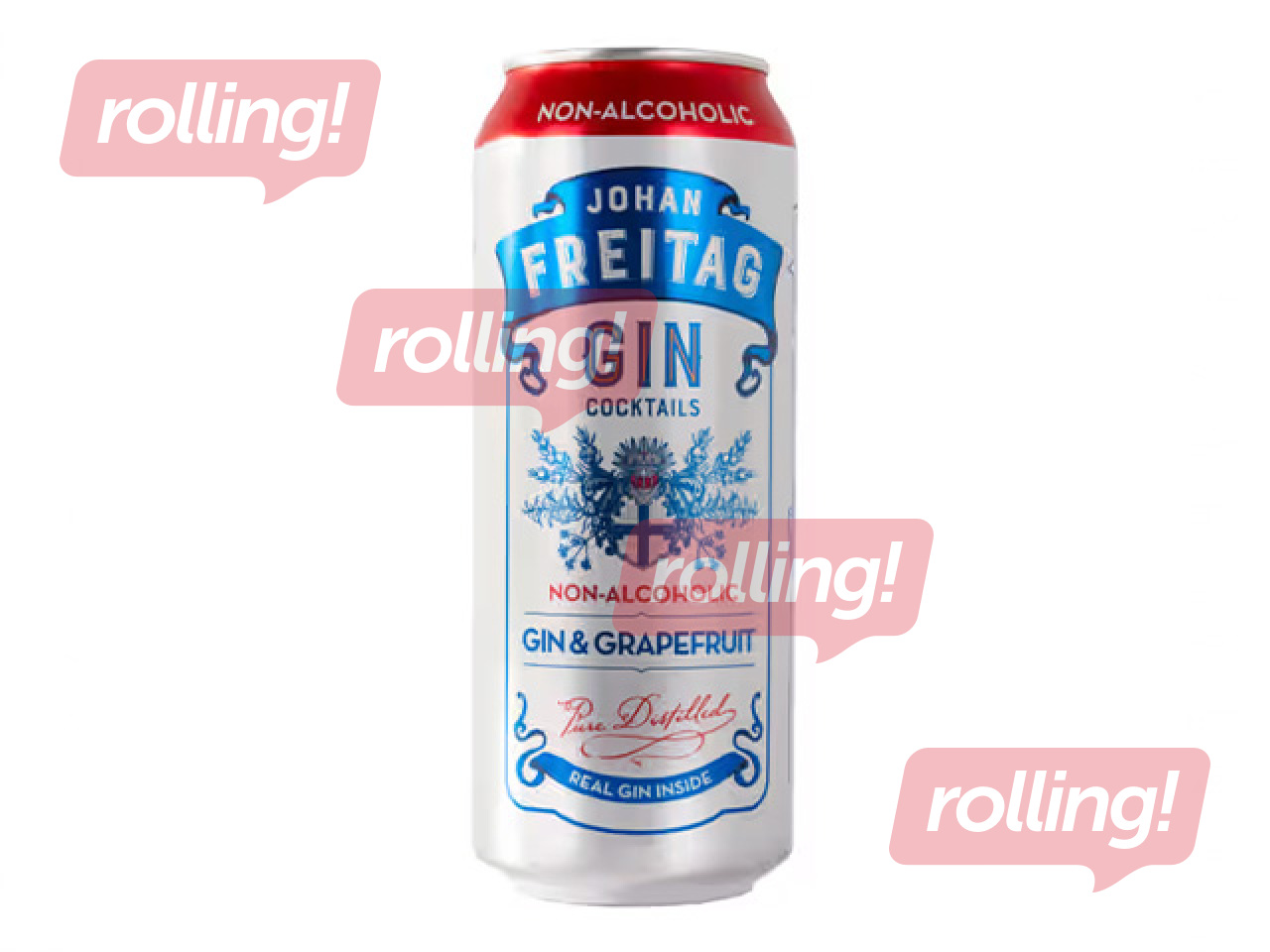 Alkoholivaba kokteil Johan Freitag Gin & Grapefruit, 500ml (taarapant hinnas)