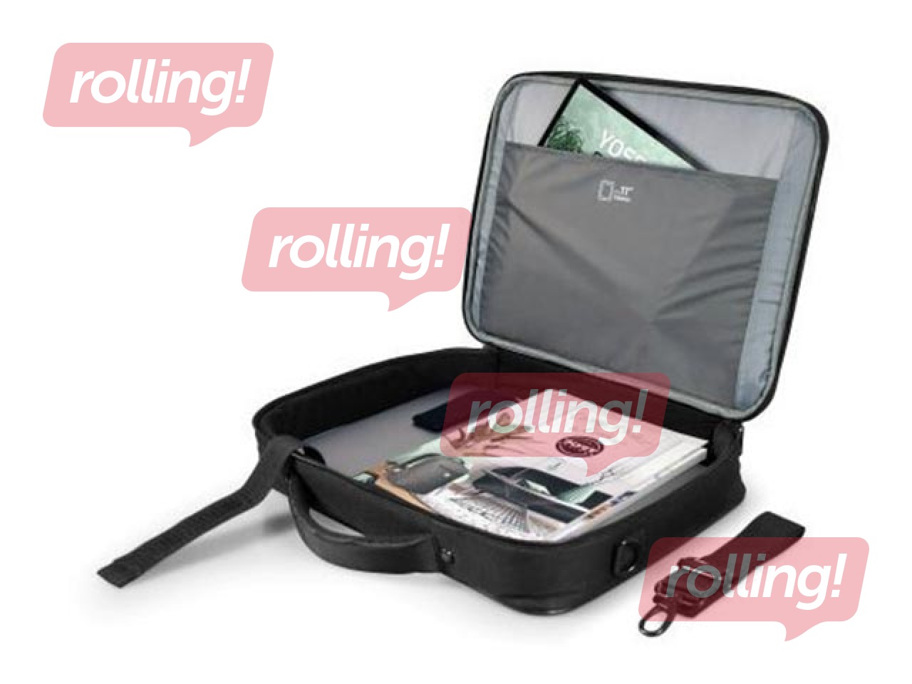 Laptop Bag Port, Eco Courchevel, Black