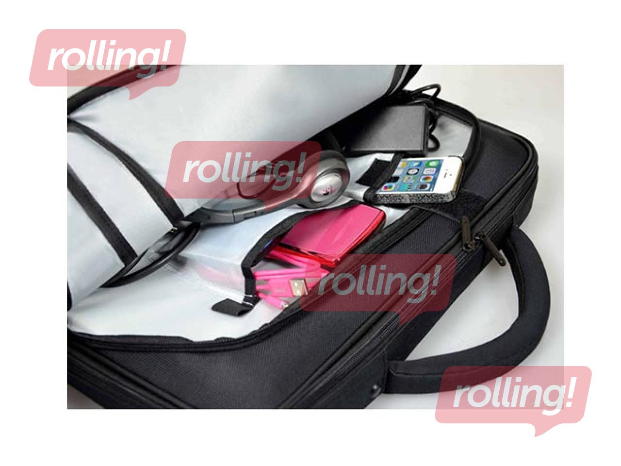 Laptop Bag Port, Eco Courchevel, Black