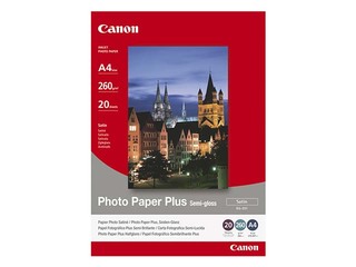 Foto papīrs Canon Photo Paper Plus SG-201, Semi-glossy,  A4, 260 g/m² (20 lapas)