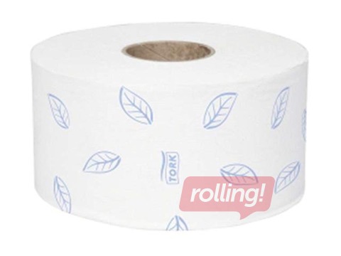 Tualettpaber Tork Premium Mini Jumbo T2, 12 rulli, 2 kihti, valge +KAMPAANIA Osta Tork tualettpaberi