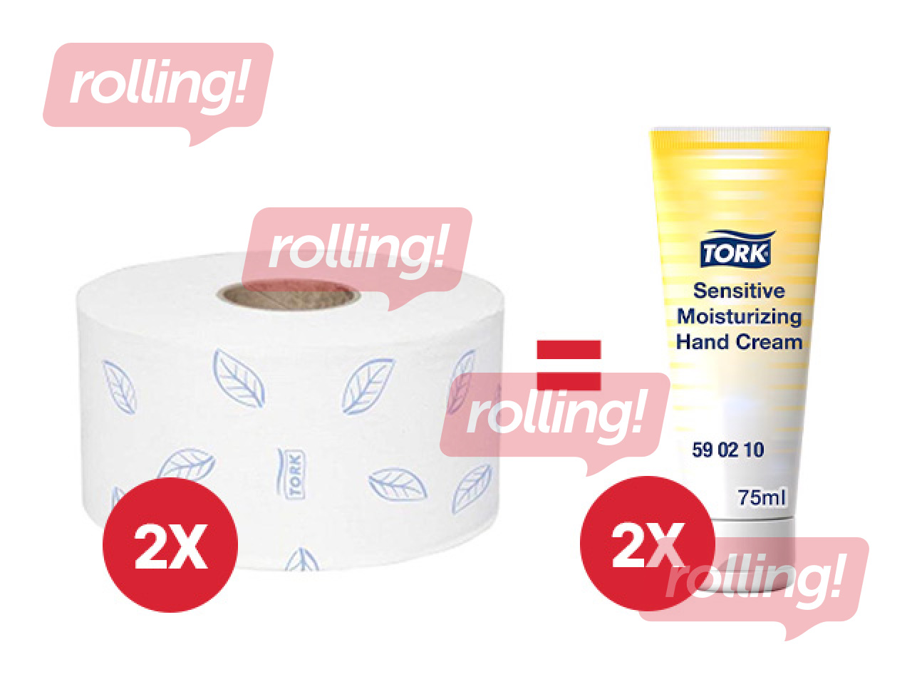 Tualettpaber Tork Premium Mini Jumbo T2, 12 rulli, 2 kihti, valge +KAMPAANIA Osta Tork tualettpaberi