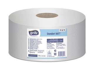 Toilet paper Grite Standard 160T, 12 rolls, 2 layers, white