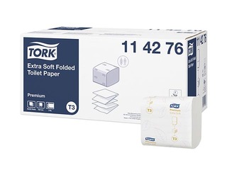 Toilet Paper Tork Premium Extra Soft T3, 2 layers, white, 30 packs