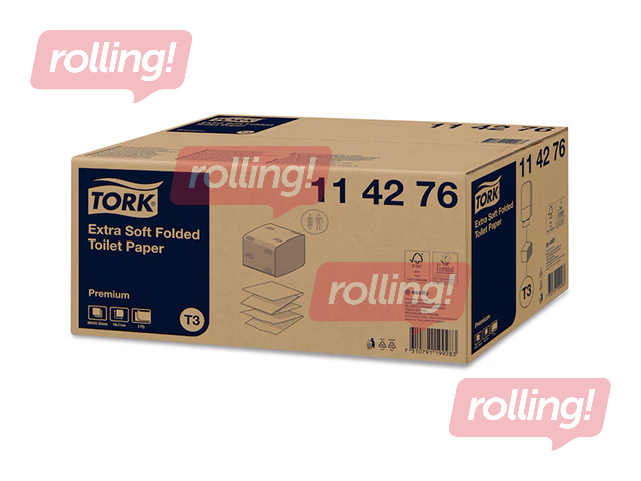 Tualettpaber Tork Premium Extra Soft T3, 2 kihti, valge, 30 tk.
