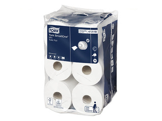 Toilet paper Tork SmartOne Mini T9, 2 layers,12 rolls, white