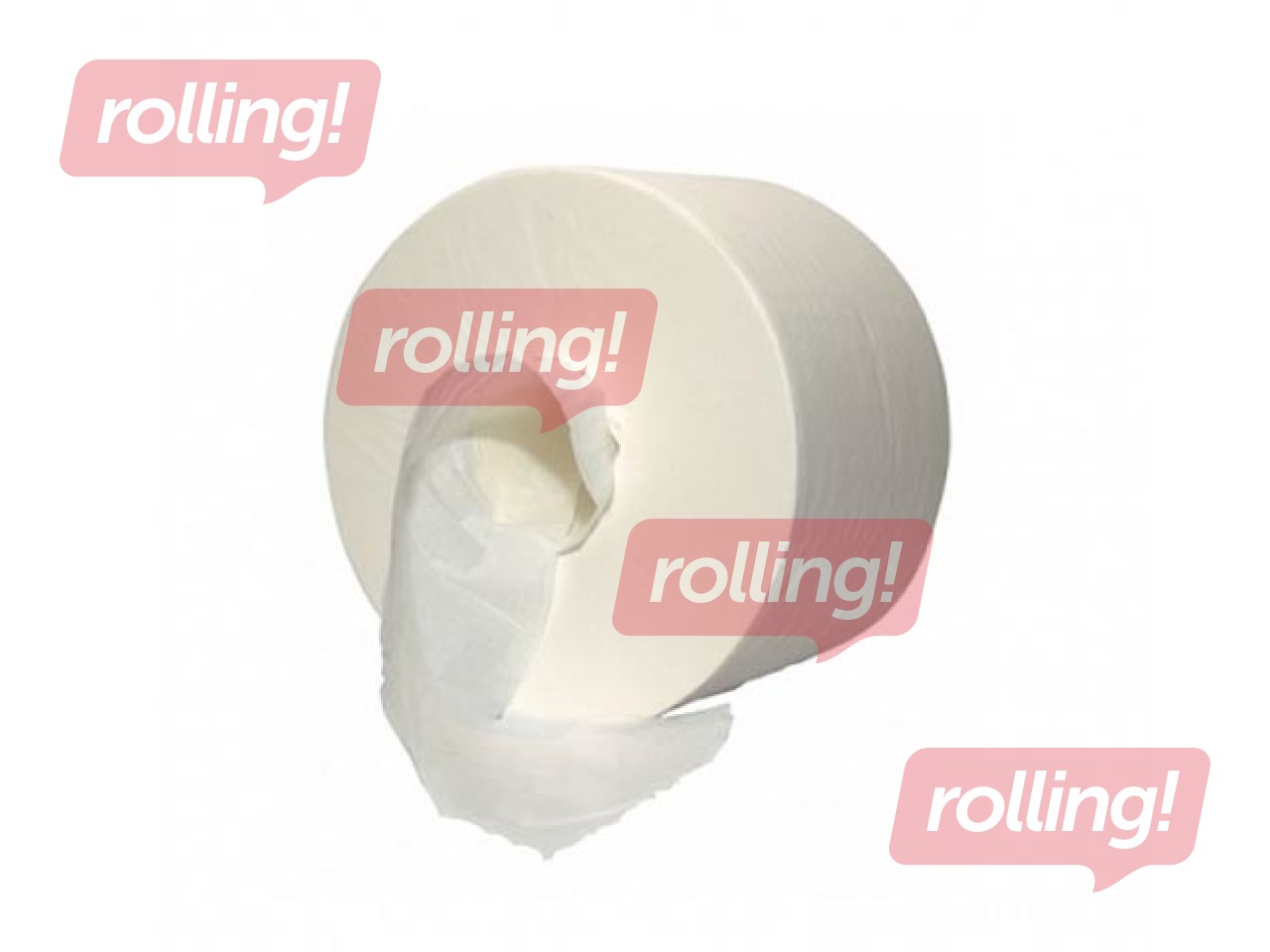 Туалетная бумага JUMBO Smart One Centerfeed 180m, 818 листов, 6 рулонов, 2 слоя, белая