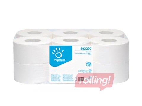 Toilet Paper Papernet Oversoft  402297, 140m, 12 rolls, 2 layers, white