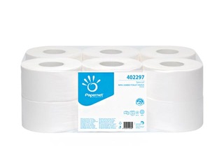 Toilet Paper Papernet Oversoft  402297, 140m, 12 rolls, 2 layers, white