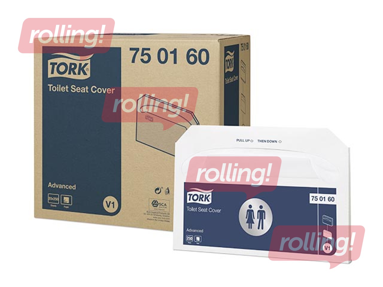 Hügieeniline WC-istmekate Tork, 250 tk