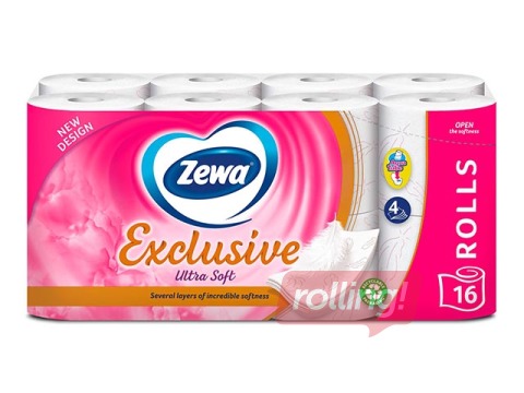 Tualettpaber Zewa Exclusive, 4 kihti, 16 rulli