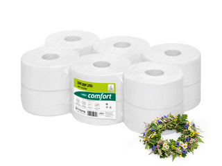 Toilet paper Satino Comfort, 120m, 3 layers, 12 rolls +Midsummer gift!