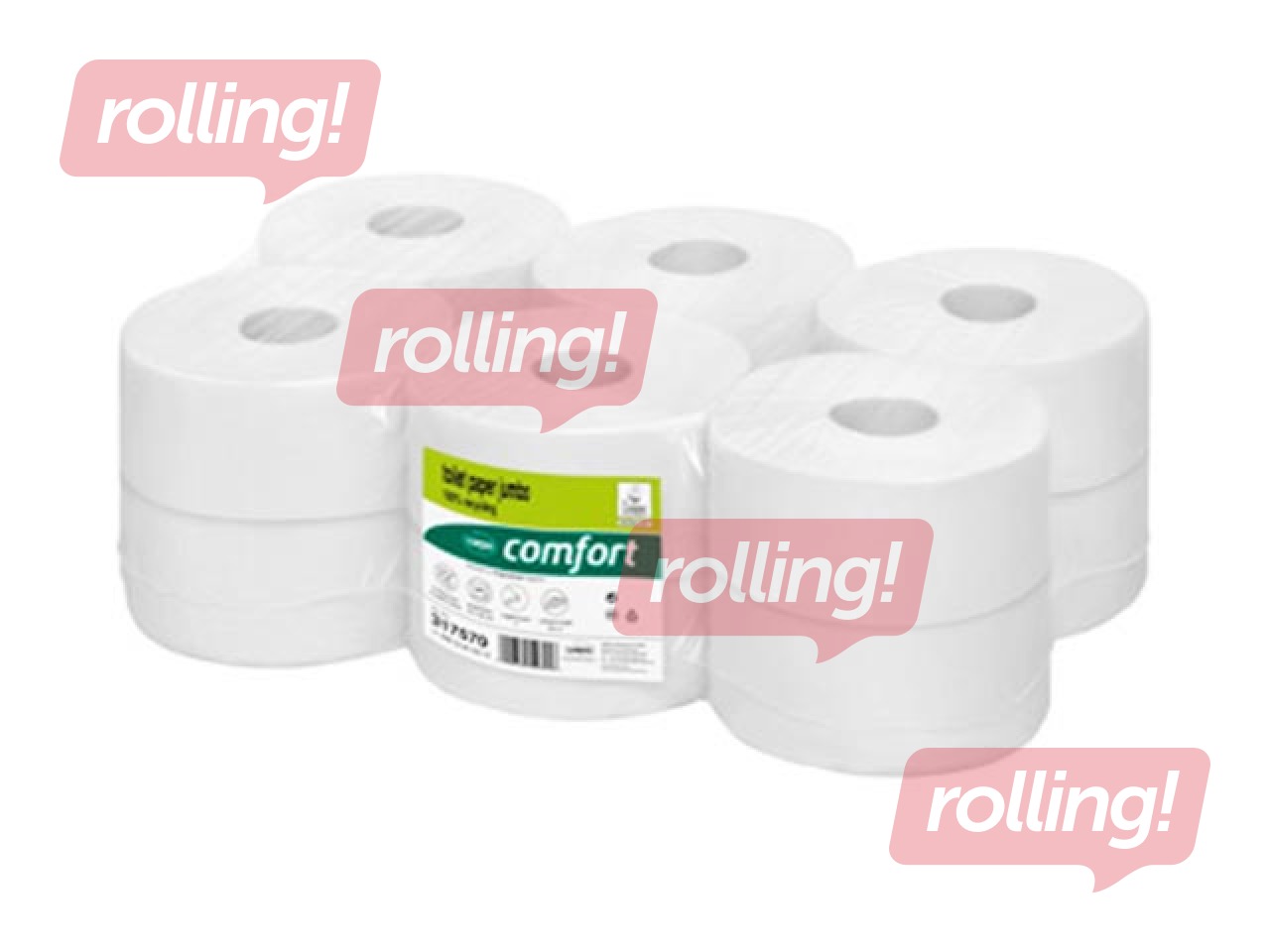Tualettpaber Satino Comfort, 120m, 3 kihti, 12 rulli