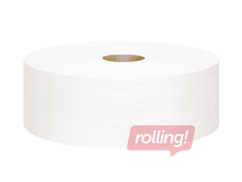 Tualettpaber Cleanline Jumbo, 2-kihiline, valge, 150m, 16 rulli