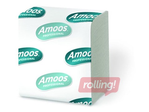 Tualetes papīrs loksnēs Amoos, 2 slāņi, T3, 11x21cm, 250 loksnes, 30 paciņas