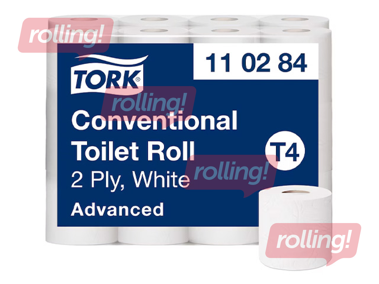 Toilet paper Tork Advanced T4, 2-ply, white, 24 rolls