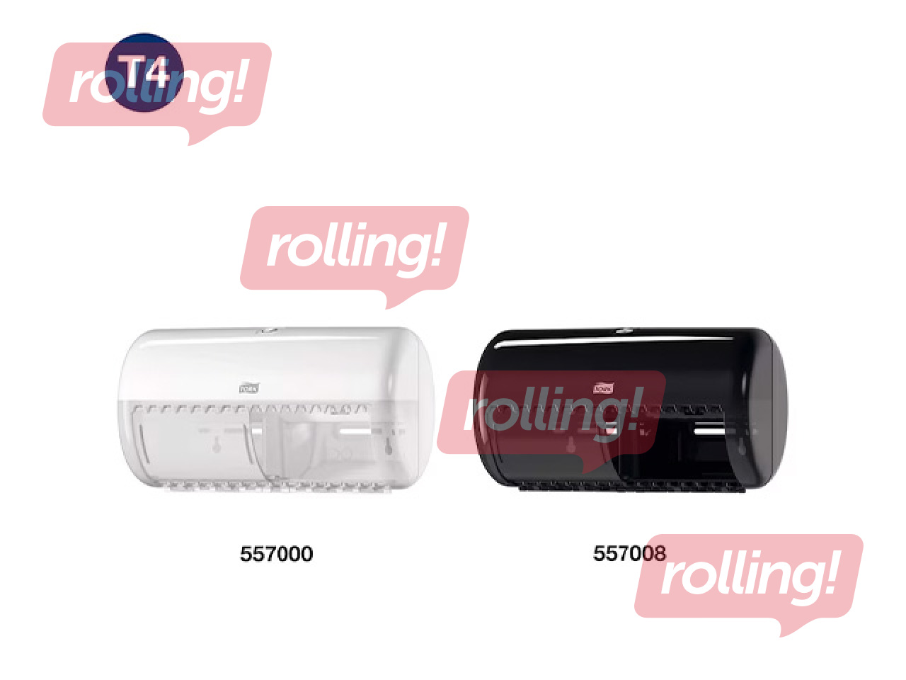 Tualetes papīrs Tork Advanced T4, 2 slāņi, balts, 24 ruļļi