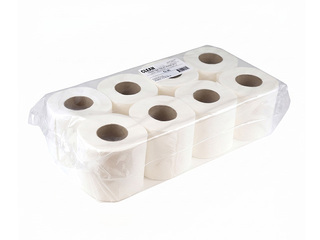 Туалетная бумага в рулонах Cleanline, 3 слоя, белая, 17м, 8 рулонов