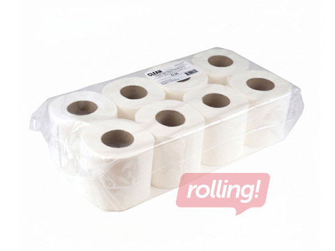 Tualettpaber rullides Cleanline, 3-kihiline, valge, 17m, 8 rulli