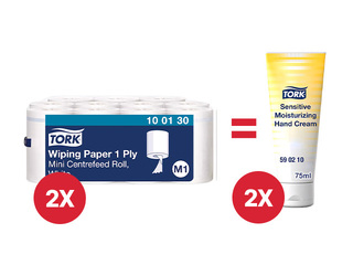 Paberrätikud Tork Advanced Mini M1, 1 kiht, valge, 120m, 11 rulli +KAMPAANIA Osta Tork paberrätiku