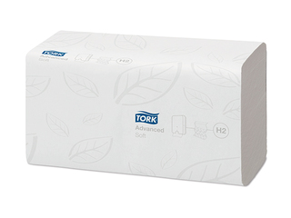 Hand Towels Tork Advanced  Soft H2, 21 pac., 2 layers, white