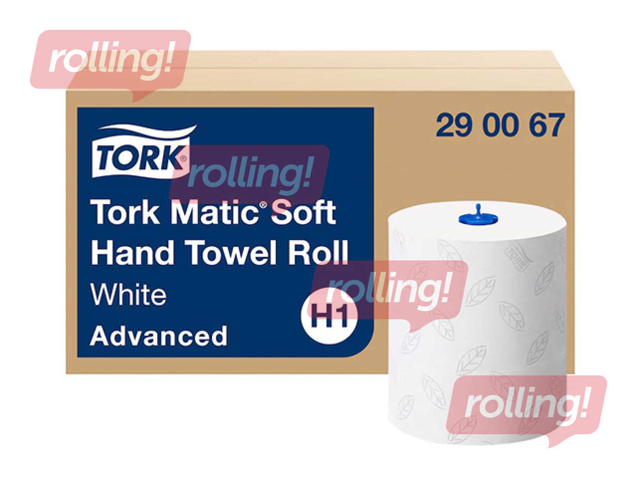 Paberrätikud Tork Advanced, H1, 2-kihilised, 150m, 6 rulli