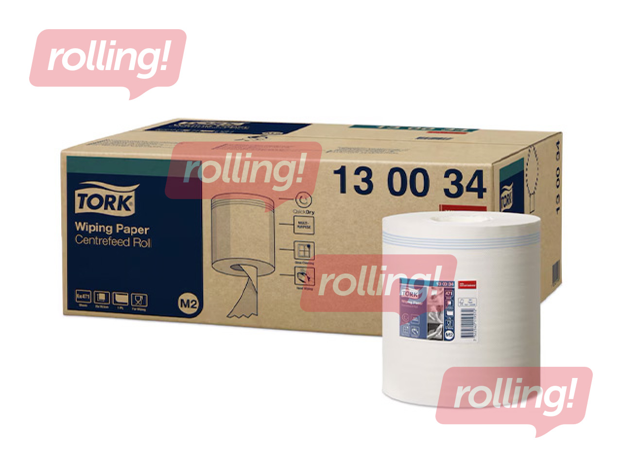 Бумажные полотенца Tork Advanced, M2, 1-слойные, 165м, 6 рулонов +АКЦИЯ Купите бумажные полотенц