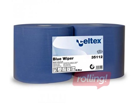 Industriālais papīrs Celtex Blue Wiper, 2 slāņi, zils, 290m, 2 ruļļi