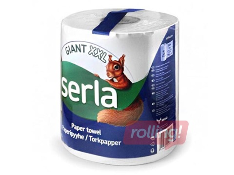 Paberrätik rullis Searla Giant XXL, 2 kihti, valge