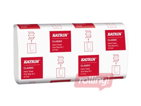EE Paberrätik lehtedena Katrin Classic One Stop M2, 2 kihti, valge