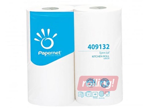 Rullpaberrätikud Papernet Special Kitchen Roll, 2 rulli, 2-kih, valge