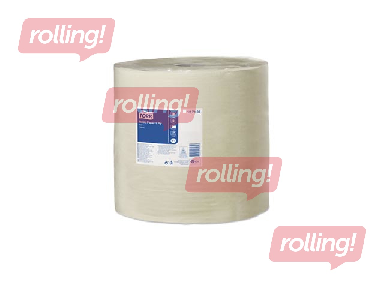 Tööstuspaber Tork Basic W1, 1 rull, 1-kihiline, kollane