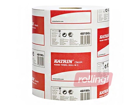 Бумажные полотенца Katrin Classic M2, 6 рулонов, 2 слоя, белый