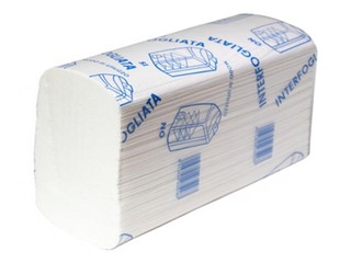 Бумажные листовые полотенца PAPERBLU, Z-изгиб, H2, 25 пачек., 2 слоя, белые