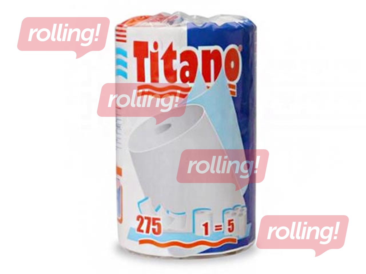 Papīra dvieļi Celtex Titano, 2 slāņi, 66m, 1 rullis