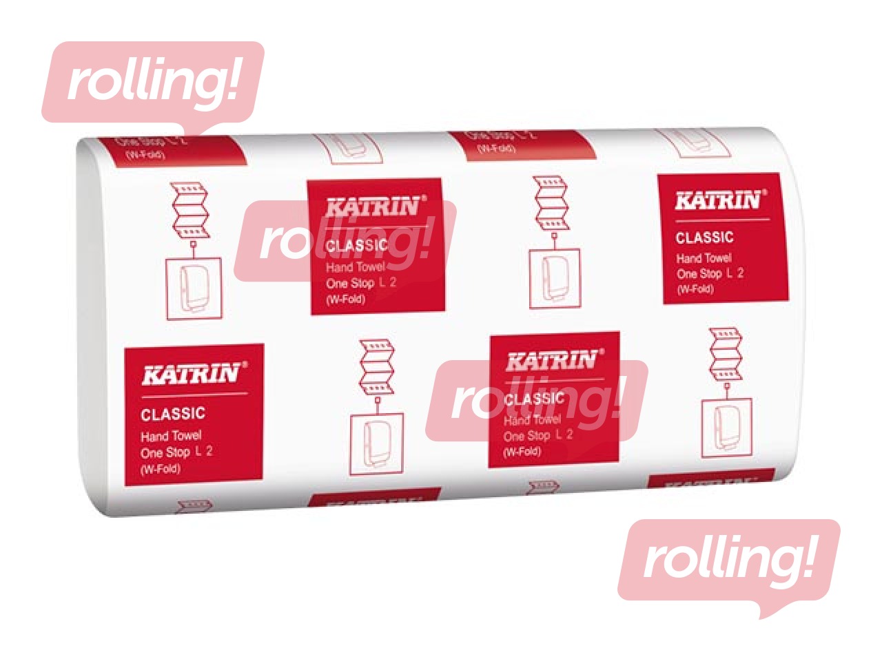 Paberrätikud lehtedena Katrin Classic One Stop L2, 21 Pakk, 2-kihiline