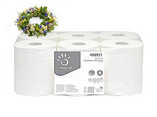 Paberrätikud Papernet Standart Midi 273,75m, 6 rulli, 1 kiht, valge +Jaanipäeva kingitus!