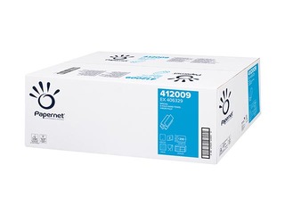 Paper towels in sheets Papernet Special Z Fold, 20 packs, 2 plies, white