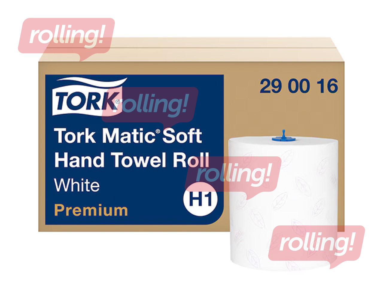 Paberrätikud Tork Premium Soft, H1, 2-kihilised, 100m, 6 rulli