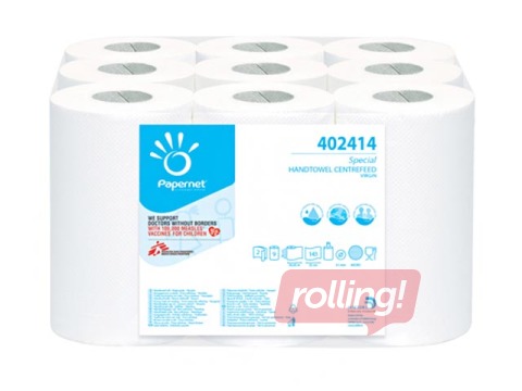 Paberrätikud Papernet Oversoft Mini 150, 9 rulli, 2 kihti, valge