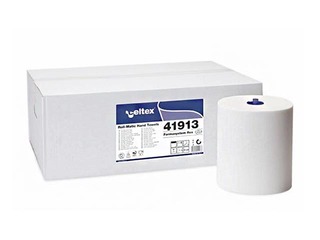 Бумажные полотенца Celtex Formasystem Rex 130m, Ø19, 6 рулонов, белые