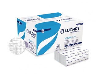 Paberrätikud lehtedena Lucart Strong Z 20, 15 pakki, 2 kihti, valge