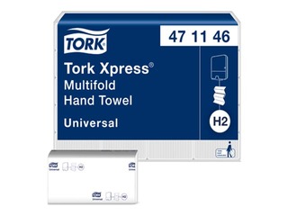 Käterätt Tork Xpress Multifold H2, 2 kihtis, valge, 20 pakk