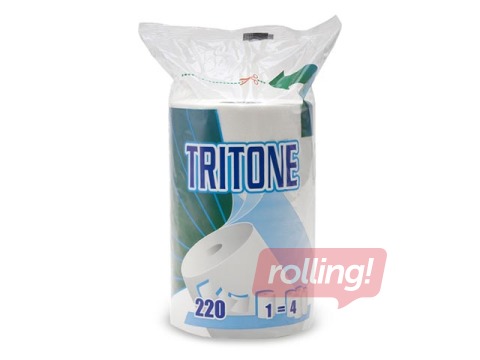 Бумажное полотенце Celtex Tritone, 3 слоя, 53 м, белая, 1 рулон