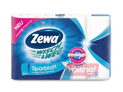 Paper towels Wisch & Weg Sparblatt, 4 rolls 