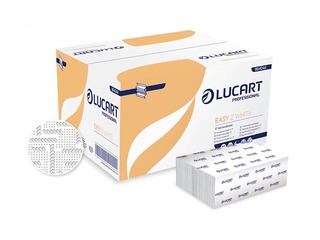 Paper towels Lucart Easy Z White, 20x24cm, 2 layers, gray