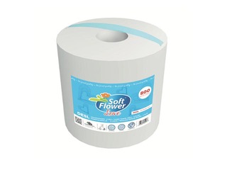 Love Soft Flower paper towels, 1 roll, 2-ply, 800 sheets